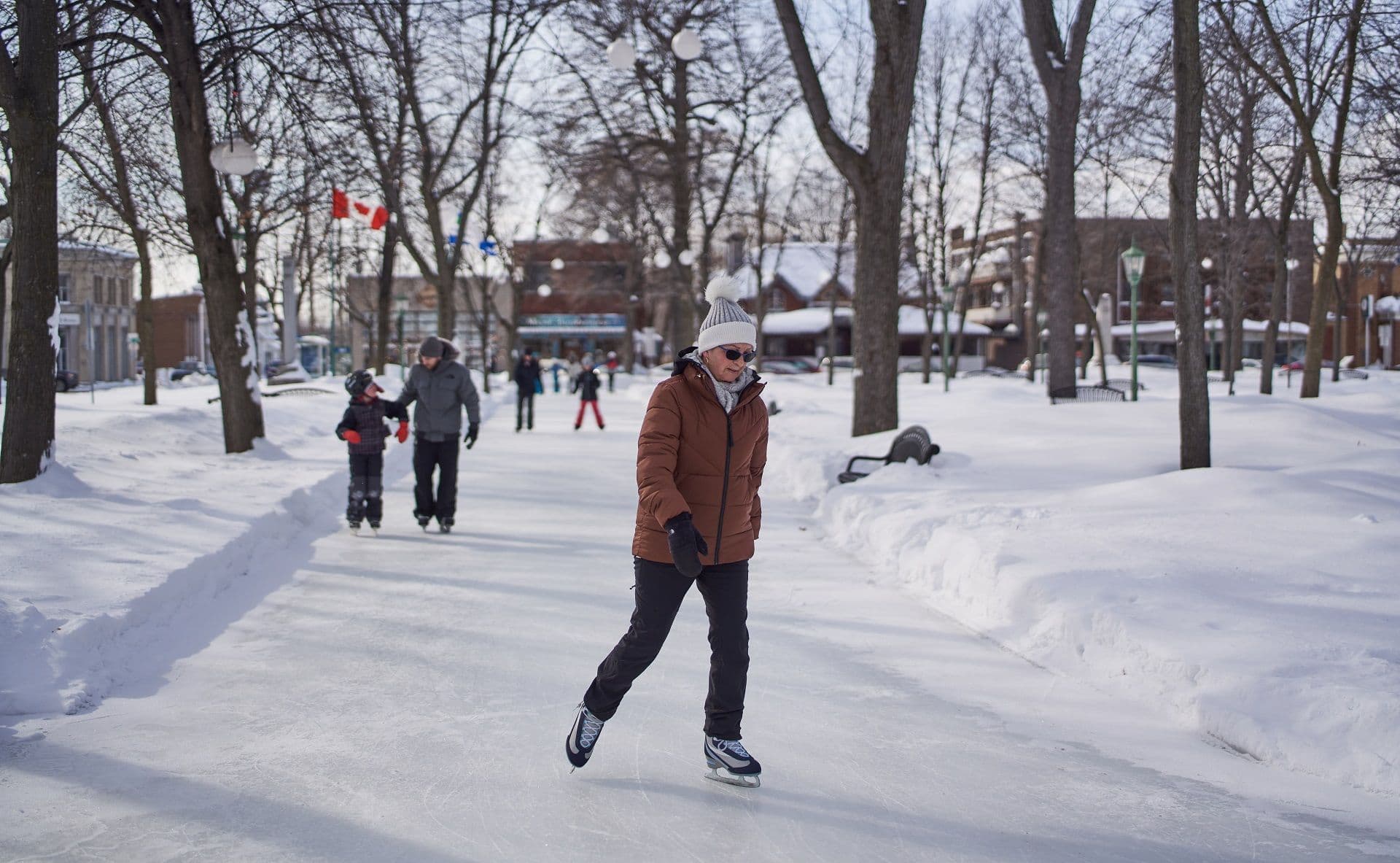patinoire carré royal hiver photo