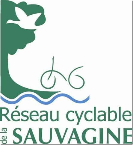Logo du Réseau cyclable de la Sauvagine