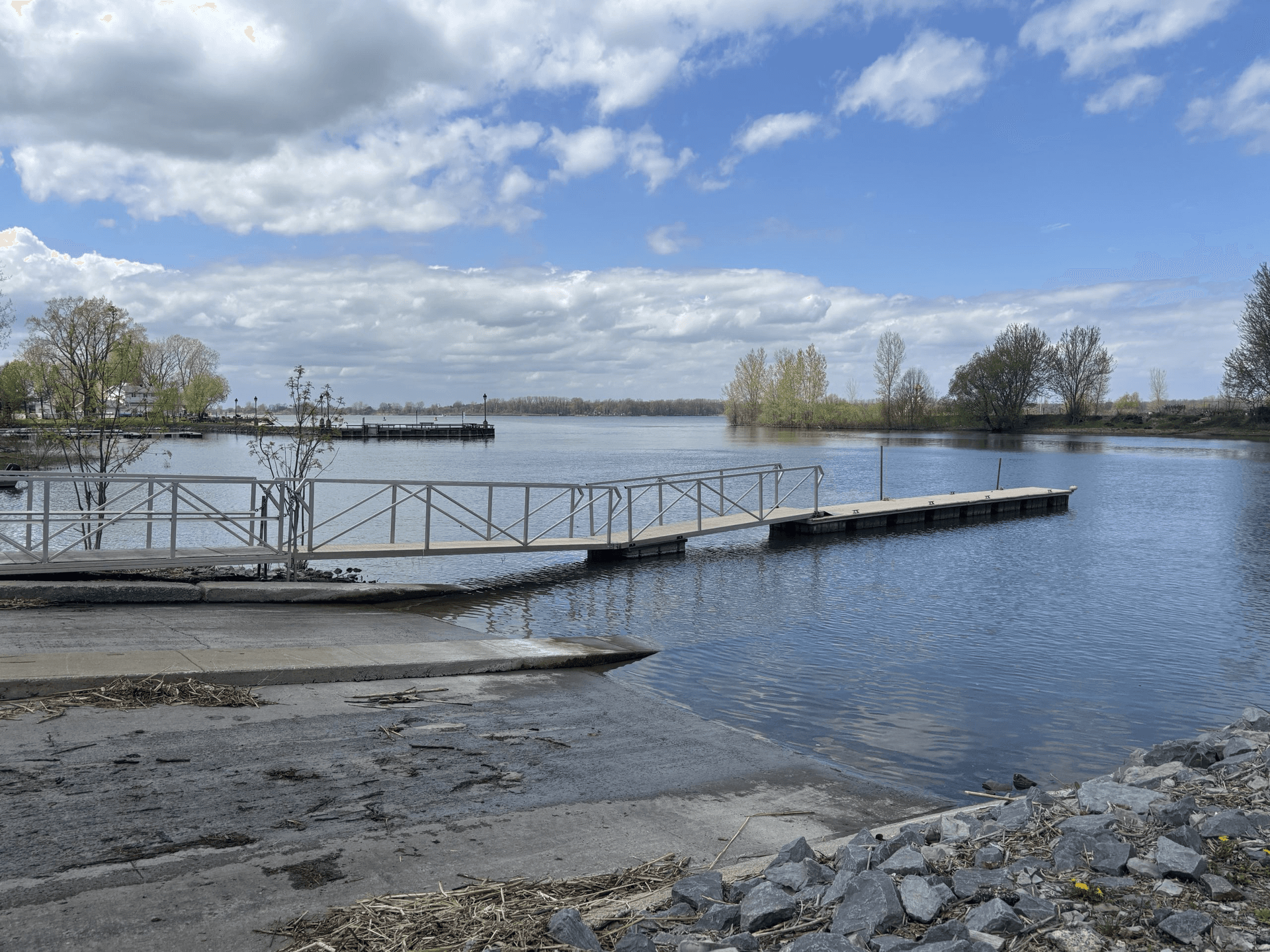 Rampe de mise à l'eau au Parc de la Mairie