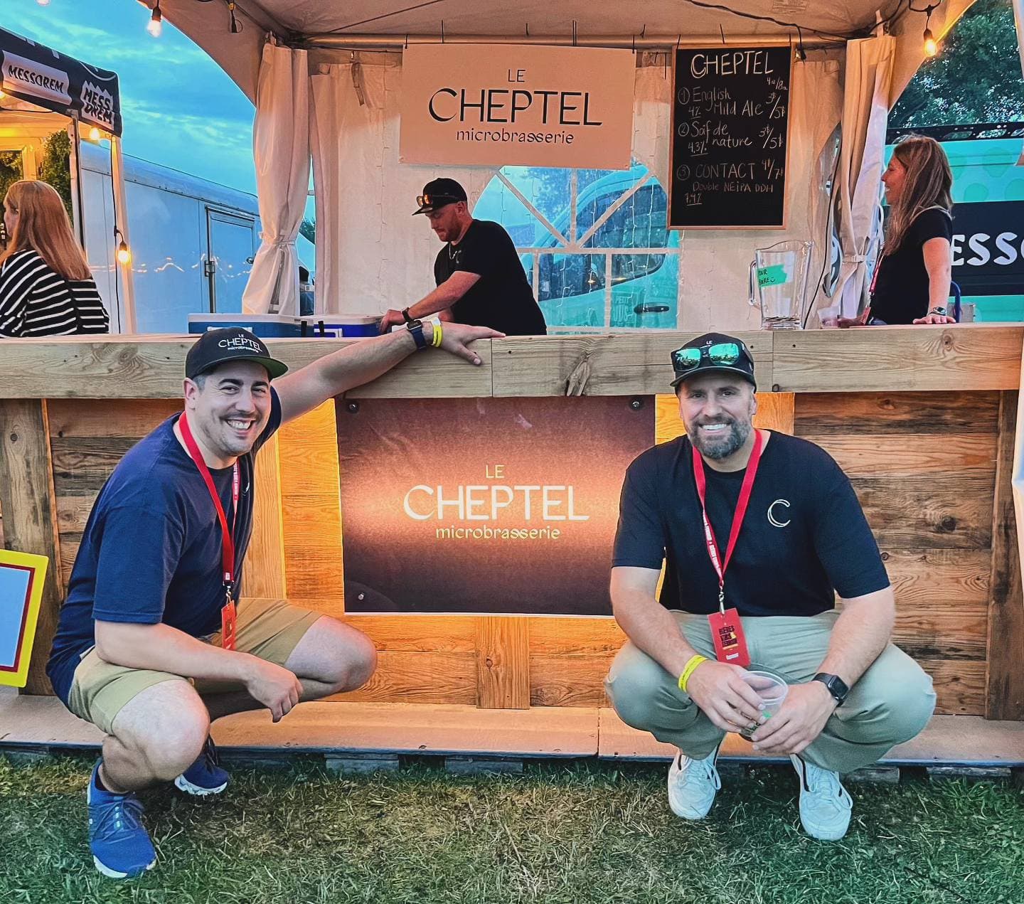 Benjamin Mathier et Yanic Savard